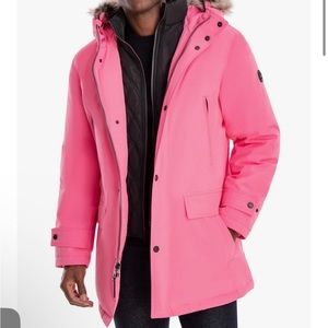 NWT Michael Kors Hooded Bib Snorkel coat